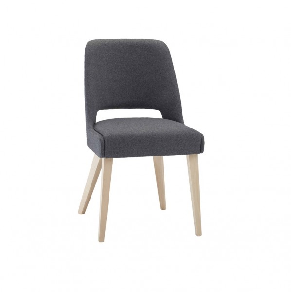 Beech Wood Upholstered Hospitality Dining Side Chair - Matera